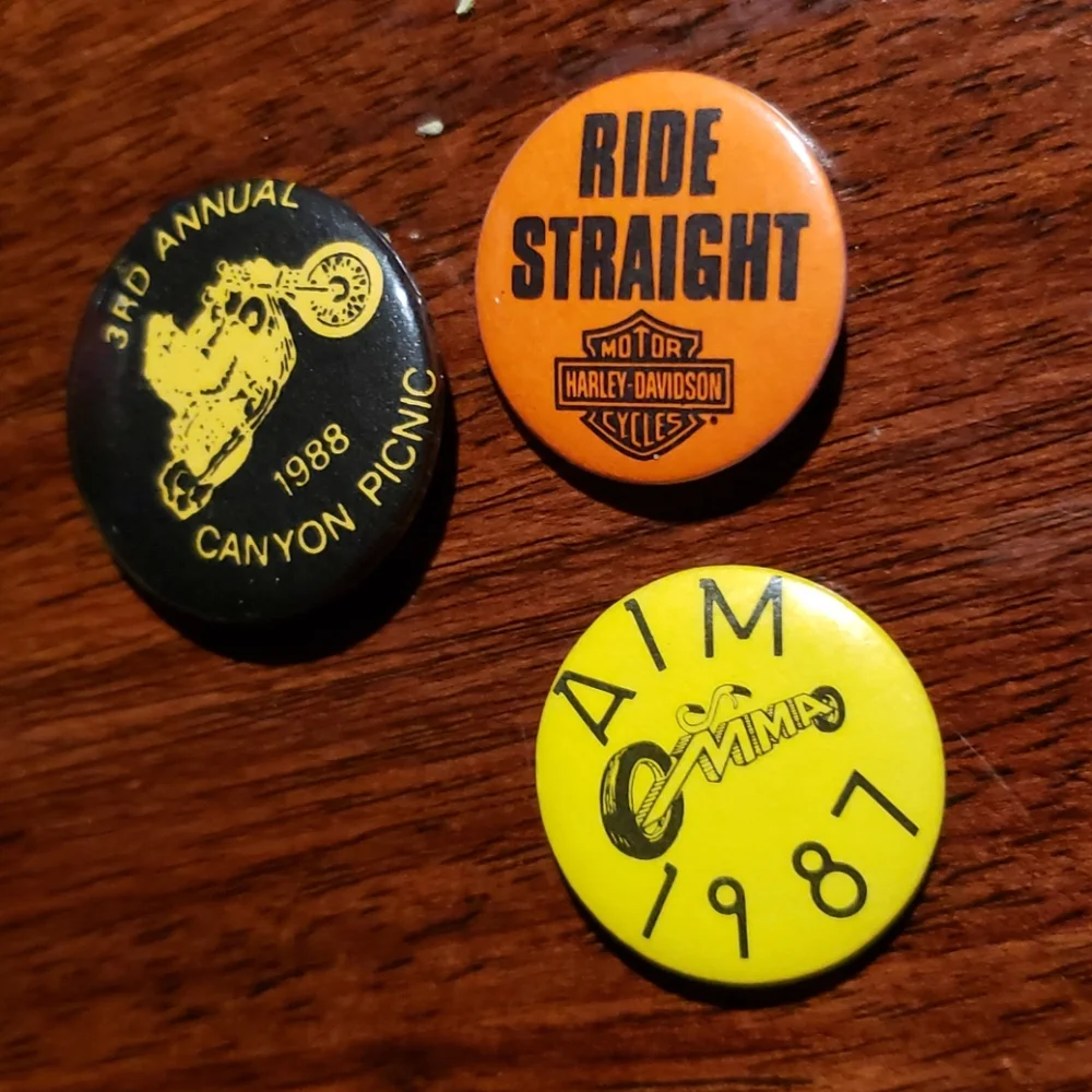 COPY - Vintage Motorcycle Pins! - Picture 2 of 5